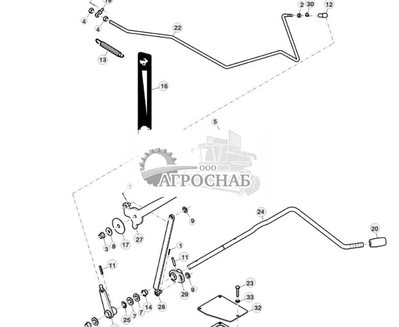 Ручное и ножное управление дроссельной заслонкой, кабина - ST305264 447.jpg